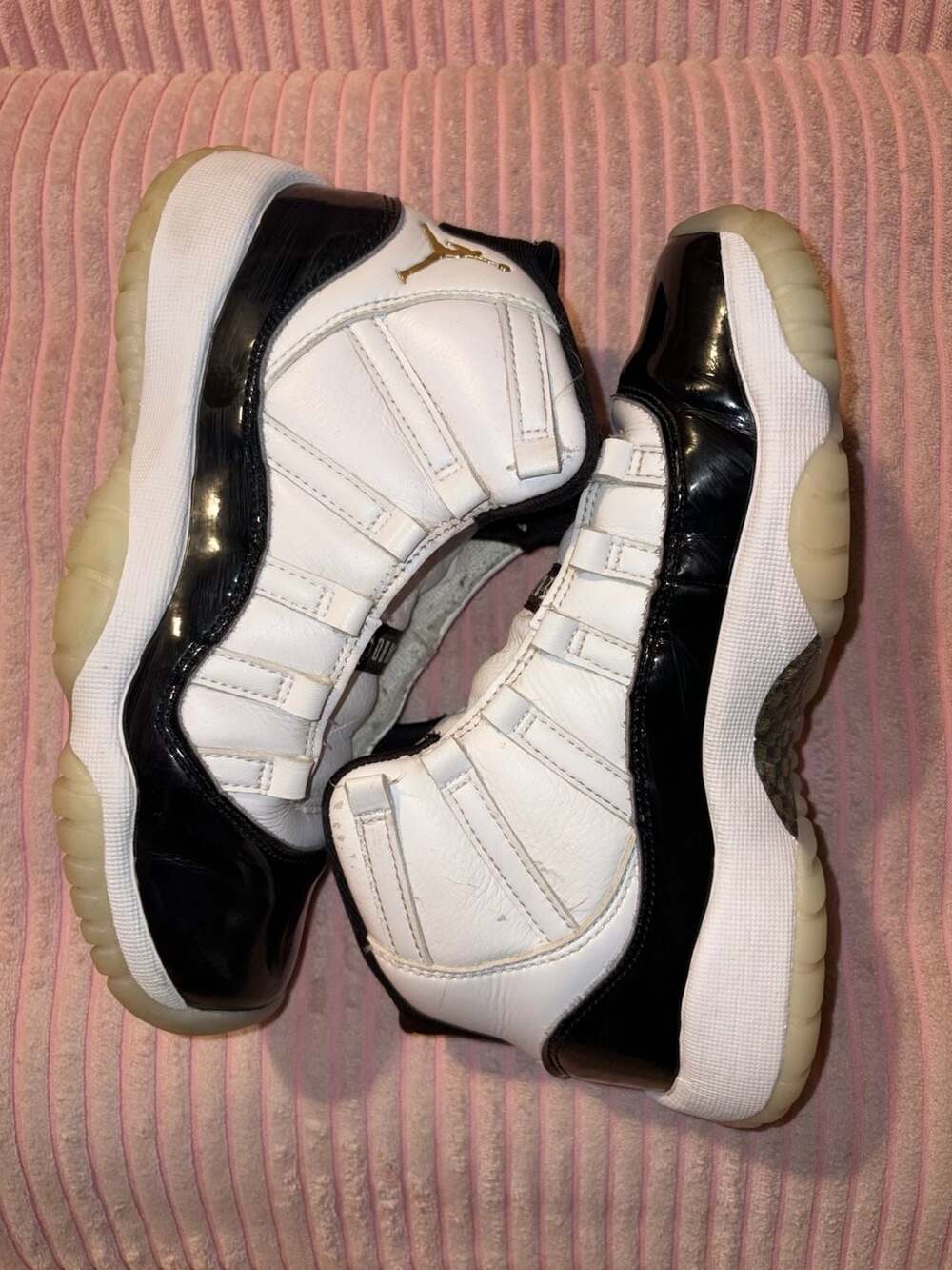 Air Jordan 11 Retro DMP Gratitude White Black Gold